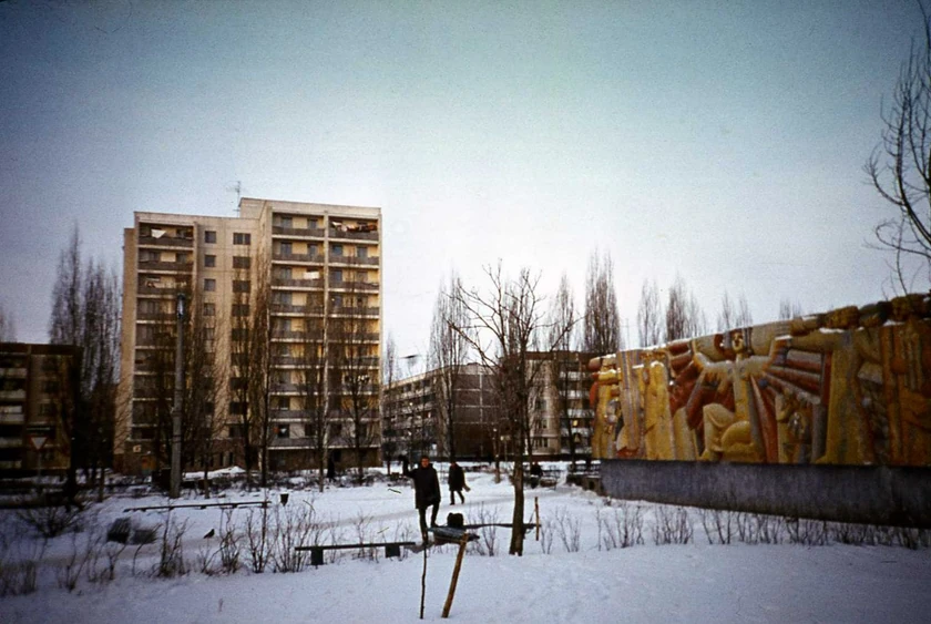 Припять вечером 25 апреля 1986